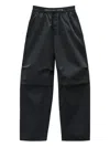 Alexander Wang Mid-rise Logo Trousers In Black