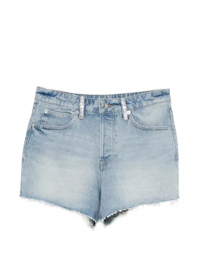 Alexander Wang Mid Rise Relaxed Shorts In Multi