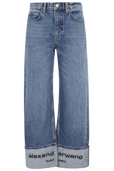 ALEXANDER WANG ALEXANDER WANG MID RISE STRAIGHT JEANS