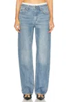 Alexander Wang Cotton Jeans In Vintage Light Indigo