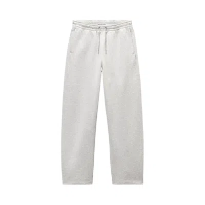 Pre-owned Alexander Wang Mid Rise Sweat Rhinestone Drawcord Pants 'light Heather Grey' | Women's Size Xs In Gray