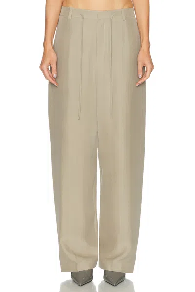 Alexander Wang Mid Rise Tailored Pant In Gray