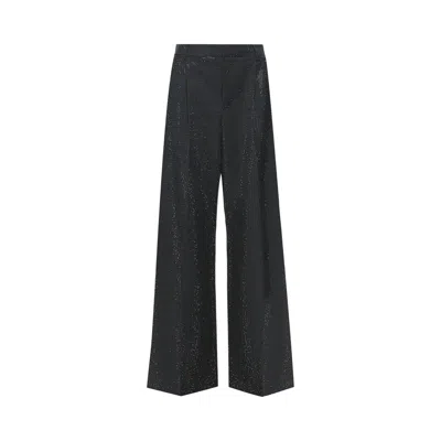 Pre-owned Alexander Wang Mid-rise Tailored Pant W/ Allover Hotfix 'grey' | Women's Size 6 In Gray