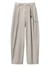 Alexander Wang Mid-rise Trousers Clothing In Brown