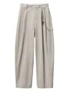 Alexander Wang Mid-rise Trousers Clothing In Brown