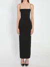 Alexander Wang Midi Dress With Cami Band In Black