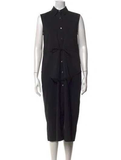 Pre-owned Alexander Wang Midi Length Dress In Black