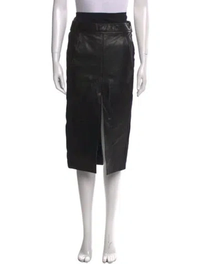 Pre-owned Alexander Wang Midi Length Skirt In Black