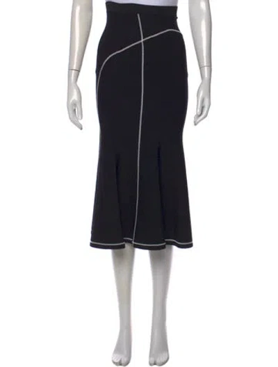 Pre-owned Alexander Wang Midi Length Skirt In Black