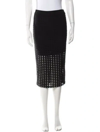 Pre-owned Alexander Wang Midi Length Skirt In Black