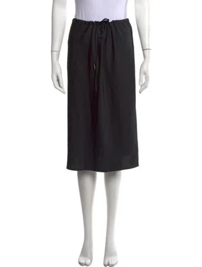 Pre-owned Alexander Wang Midi Length Skirt In Black