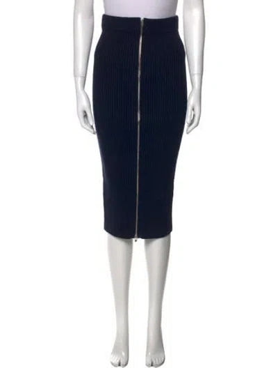 Pre-owned Alexander Wang Midi Length Skirt In Blue