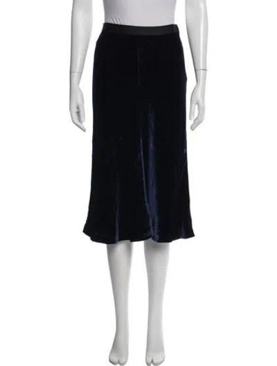 Pre-owned Alexander Wang Midi Length Skirt In Blue