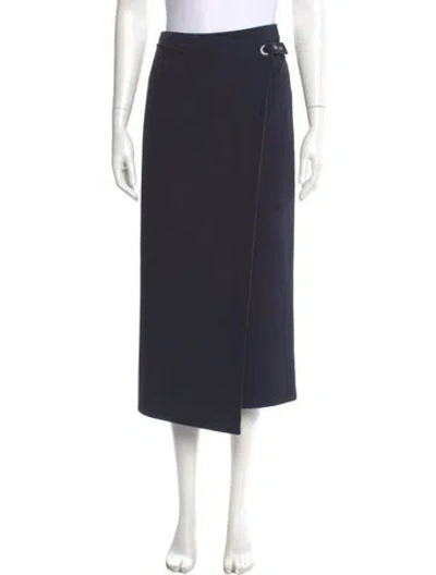Pre-owned Alexander Wang Midi Length Skirt In Blue