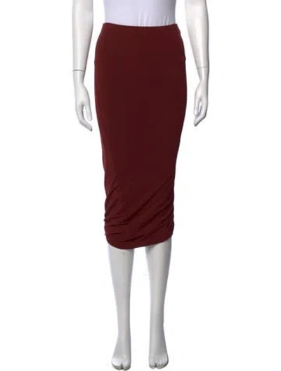 Pre-owned Alexander Wang Midi Length Skirt In Brown