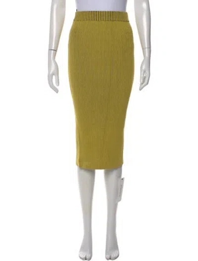 Pre-owned Alexander Wang Midi Length Skirt In Green