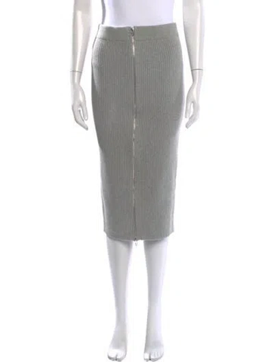 Pre-owned Alexander Wang Midi Length Skirt In Grey
