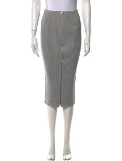 Pre-owned Alexander Wang Midi Length Skirt In Grey