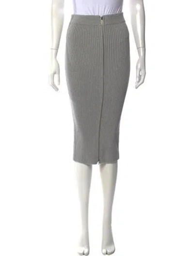 Pre-owned Alexander Wang Midi Length Skirt W/ Tags In Grey