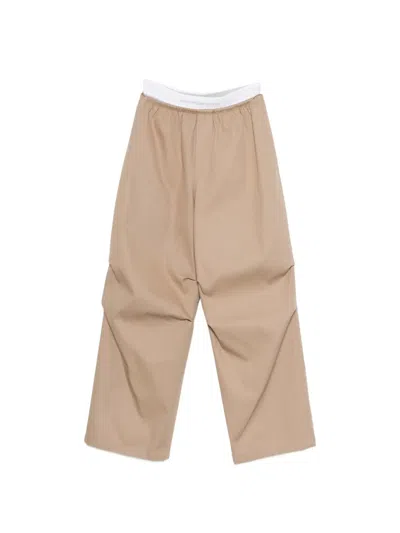 Alexander Wang Mid-rise Logo Elastic Pant