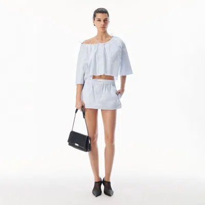 Alexander Wang Mid-rise Mini Boxer Skort In Multi