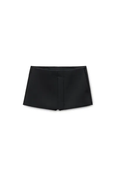 Alexander Wang Crepe-jersey Mini Skirt In Black