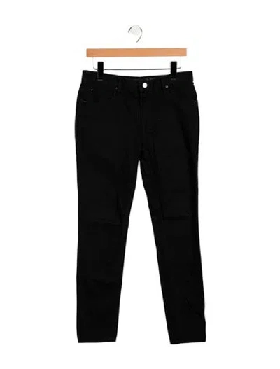 Pre-owned Alexander Wang Mid-rise Skinny Leg Jeans In Black