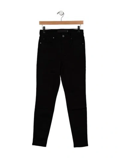 Pre-owned Alexander Wang Mid-rise Skinny Leg Jeans In Black
