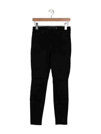 Pre-owned Alexander Wang Mid-rise Skinny Leg Jeans In Black