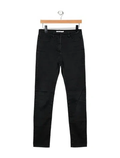 Pre-owned Alexander Wang Mid-rise Skinny Leg Jeans In Black
