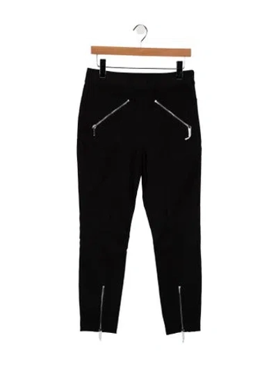 Pre-owned Alexander Wang Mid-rise Skinny Leg Jeans In Black