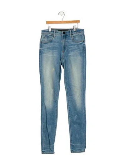 Pre-owned Alexander Wang Mid-rise Skinny Leg Jeans In Blue