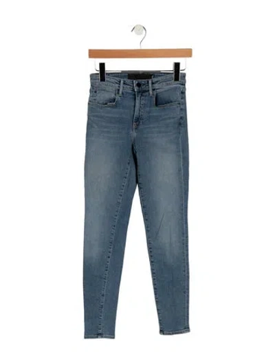 Pre-owned Alexander Wang Mid-rise Skinny Leg Jeans In Blue