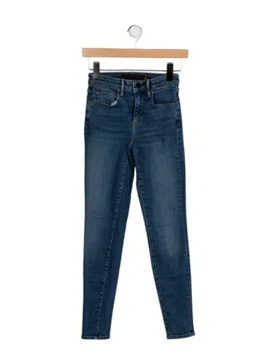 Pre-owned Alexander Wang Mid-rise Skinny Leg Jeans In Blue