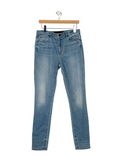 Pre-owned Alexander Wang Mid-rise Skinny Leg Jeans In Blue