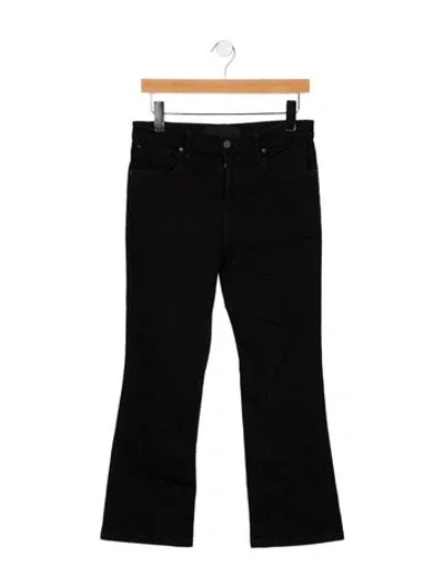 Pre-owned Alexander Wang Mid-rise Straight Leg Jeans In Black