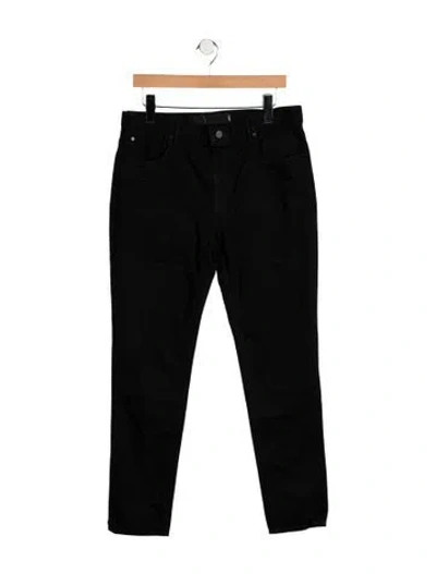 Pre-owned Alexander Wang Mid-rise Straight Leg Jeans In Black