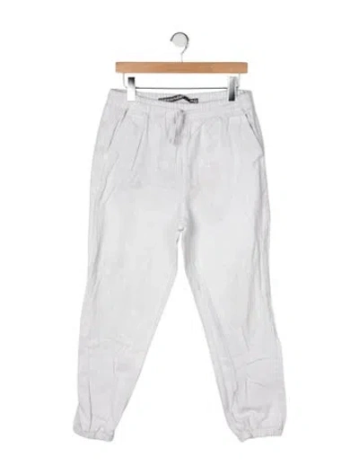 Pre-owned Alexander Wang Mid-rise Straight Leg Jeans In White