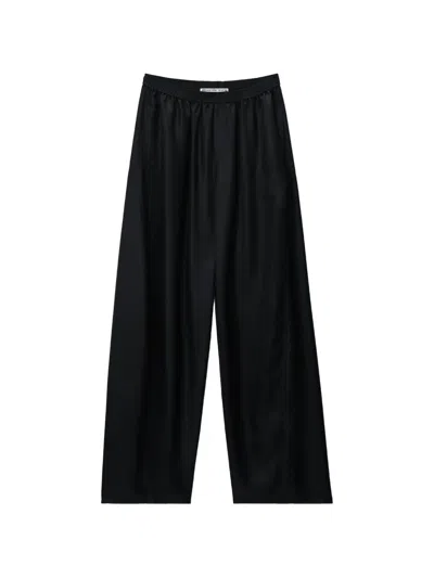 Alexander Wang Mid-rise Track Pants In Black