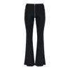 Alexander Wang Mid-rise Zipper Front Pants In Multi