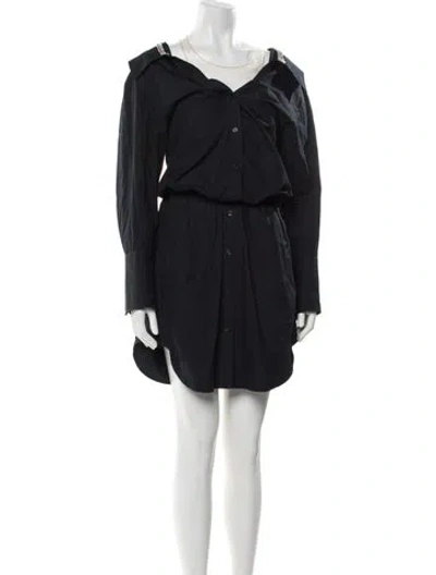 Pre-owned Alexander Wang Mini Dress In Black