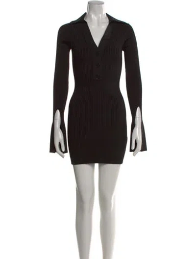 Pre-owned Alexander Wang Mini Dress In Black