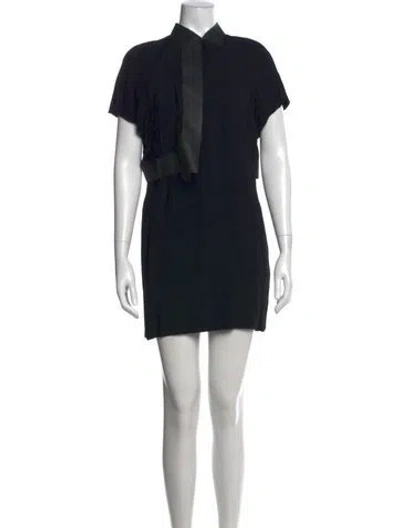 Pre-owned Alexander Wang Mini Dress In Black