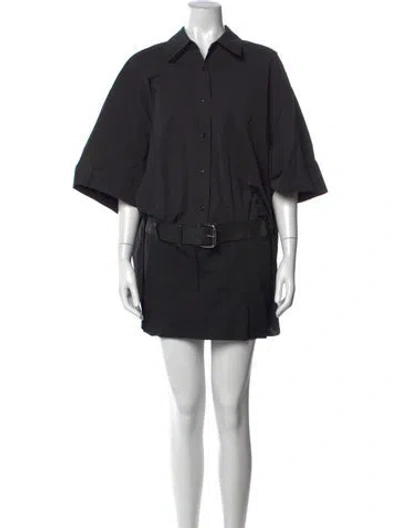 Pre-owned Alexander Wang Mini Dress In Black