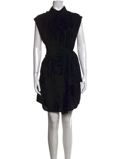Pre-owned Alexander Wang Mini Dress In Black