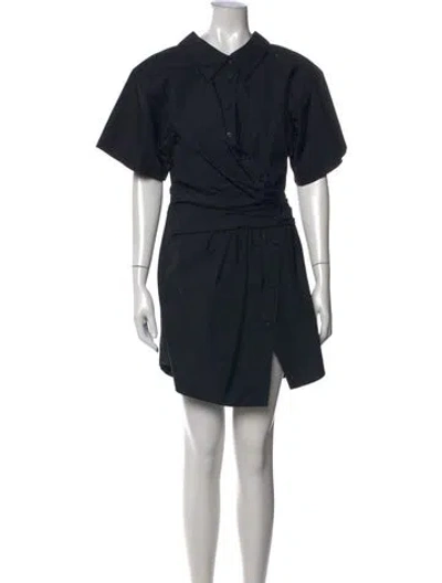 Pre-owned Alexander Wang Mini Dress In Black