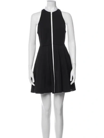 Pre-owned Alexander Wang Mini Dress In Black/white