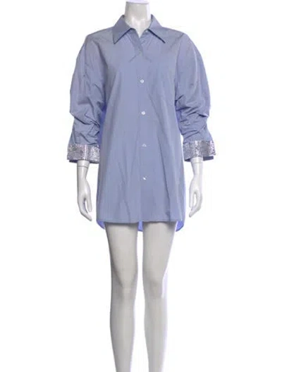 Pre-owned Alexander Wang Mini Dress In Blue