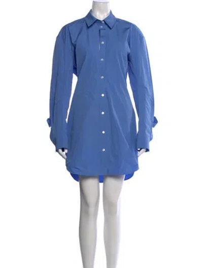 Pre-owned Alexander Wang Mini Dress In Blue