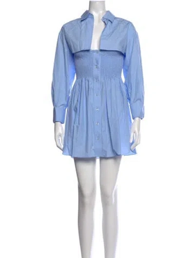 Pre-owned Alexander Wang Mini Dress In Blue